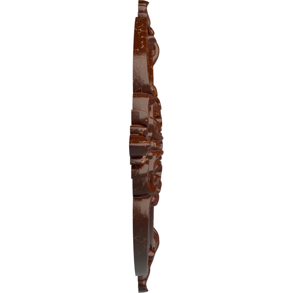 Ekena Millwork Cm28Bebmc Benson Classic Ceiling Medallion, 28 3/8''Od X 3 3/4''Id X 1 5/8''P, Hand Painted Burnished Mahogany Cr